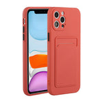 Card Slot Design Shockproof TPU Protective Case, For iPhone 11 Pro Max, For iPhone 12 mini, For iPhone 12, For iPhone 12 Pro