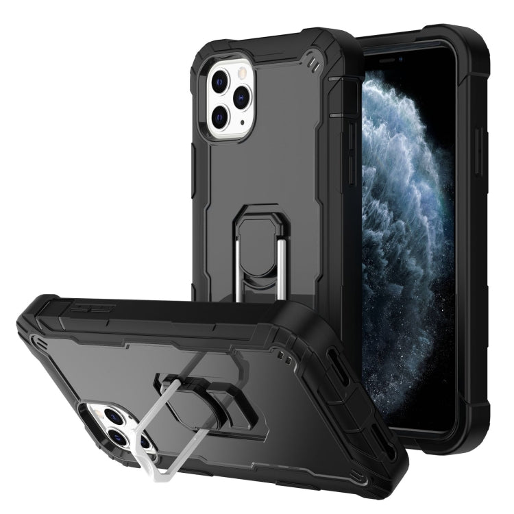 PC + Rubber 3-layers Shockproof Protective Case with Rotating Holder, For iPhone 8 Plus / 7 Plus, For iPhone 11, For iPhone 11 Pro, For iPhone 11 Pro Max