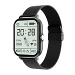 GY13 1.69 inch TFT Screen IP67 Waterproof Smart Watch, Support Music Control / Bluetooth Call / Heart Rate Monitoring / Blood Pressure Monitoring, Silicone Strap, Steel Strap