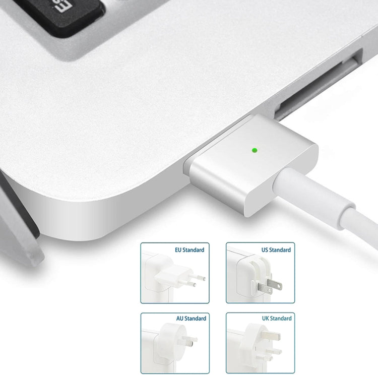 A1424 85W 20V 4.25A 5 Pin MagSafe 2 Power Adapter for MacBook, Cable Length: 1.6m,, 85W UK Plug, 85W AU Plug, 85W EU Plug