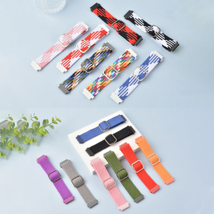 Adjustable Nylon Braided Elasticity Replacement Strap Watchband, For Samsung Galaxy Watch Active2 40mm, For Samsung Galaxy Watch Active, For Samsung Galaxy Watch Active2 44mm