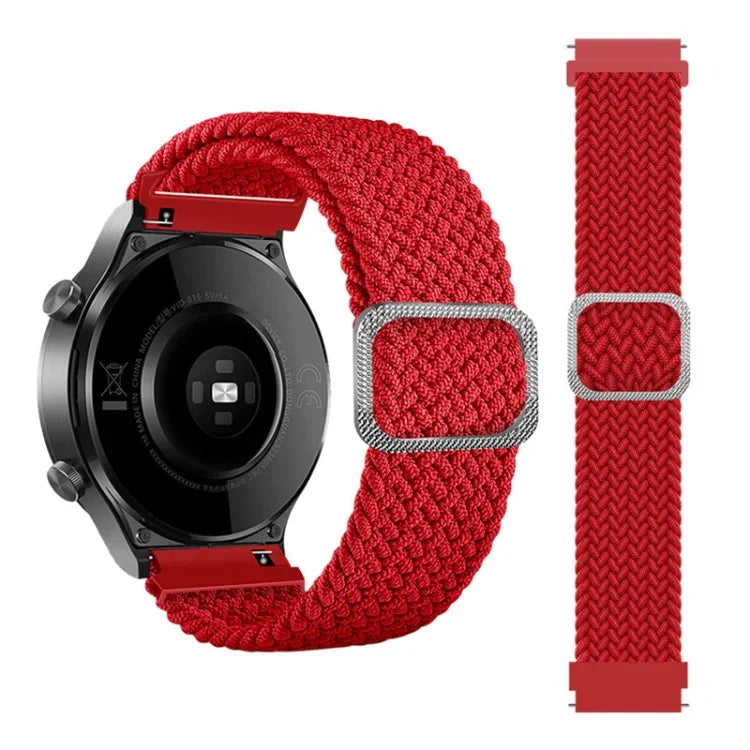 Adjustable Nylon Braided Elasticity Replacement Strap Watchband, For Samsung Galaxy Watch 3 45mm