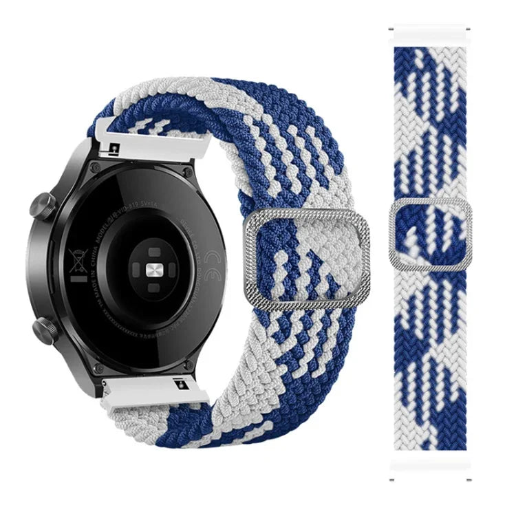 Adjustable Nylon Braided Elasticity Replacement Strap Watchband, For Samsung Galaxy Watch 3 45mm