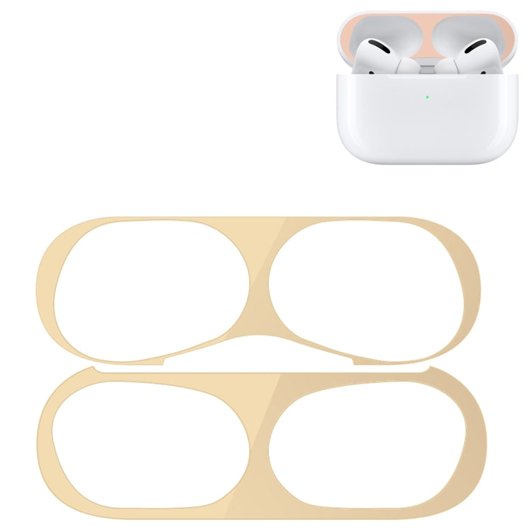 For Apple AirPods Pro Wireless Earphone Protective Case Metal Protective Sticker, For Apple AirPods Pro