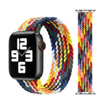 Metal Head Braided Nylon Replacement Watchbands, Size: L 155mm For Apple Watch Series 6 & SE & 5 & 4 40mm / 3 & 2 & 1 38mm, L 155mm 40mm / 38mm