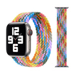 Metal Head Braided Nylon Replacement Watchbands, Size: L 155mm For Apple Watch Series 6 & SE & 5 & 4 40mm / 3 & 2 & 1 38mm, L 155mm 40mm / 38mm
