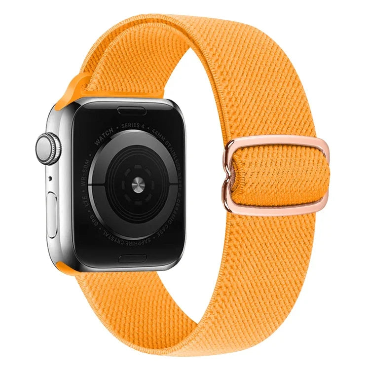 8-shaped Buckle Nylon Replacement Strap Watchband, For Apple Watch Series 9&8&7 41mm / SE 3&SE 2&6&SE&5&4 40mm / 3&2&1 38mm, For Apple Watch Series  7  45mm / & 6 & SE & 5 & 4 44mm