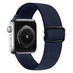 8-shaped Buckle Nylon Replacement Strap Watchband, For Apple Watch Series 9&8&7 41mm / SE 3&SE 2&6&SE&5&4 40mm / 3&2&1 38mm, For Apple Watch Series  7  45mm / & 6 & SE & 5 & 4 44mm