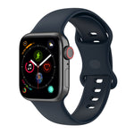 Large Size Silicone Watch Band For Apple Watch Series, 7 41mm / 6 & SE & 5 & 4 40mm / 3 & 2 & 1 38mm, Size: Large Size, 7 45mm / 6 & SE & 5 & 4 44mm / 3 & 2 & 1 42mm, Size: Large Size