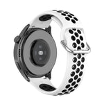 For Huawei Watch 3 / 3 Pro 22mm Sport Two-color Silicone Replacement Strap Watchband