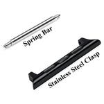 2 PCS Watchbands Stainless Steel Acoustic Ear Connector, Width: 20mm For Apple Watch Series 6 & SE & 5 & 4 40mm / 3 & 2 & 1 38mm, Width: 20mm For Apple Watch 40mm / 38mm