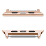 2 PCS Watchbands Stainless Steel Acoustic Ear Connector, Width: 22mm For Apple Watch Series 6 & SE & 5 & 4 44mm / 3 & 2 & 1 42mm, Width: 22mm For Apple Watch 44mm / 42mm