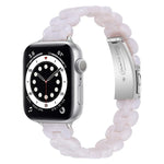 Oval Resin Replacement Strap Watchband, For Apple Watch Series 7  41mm / & 6 & SE & 5 & 4 40mm, For Apple Watch Series  7  45mm / & 6 & SE & 5 & 4 44mm