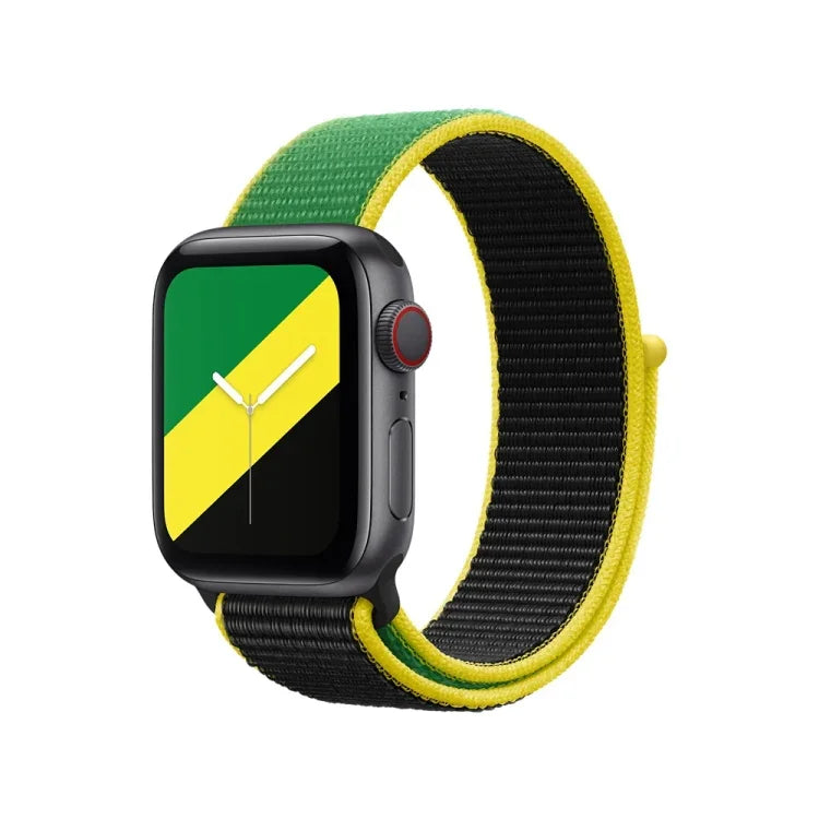 International Series Loopback Replacement Watchbands For Apple Watch Series, 7 45mm / 6 & SE & 5 & 4 44mm / 3 & 2 & 1 42mm, 7 41mm / 6 & SE & 5 & 4 40mm / 3 & 2 & 1 38mm