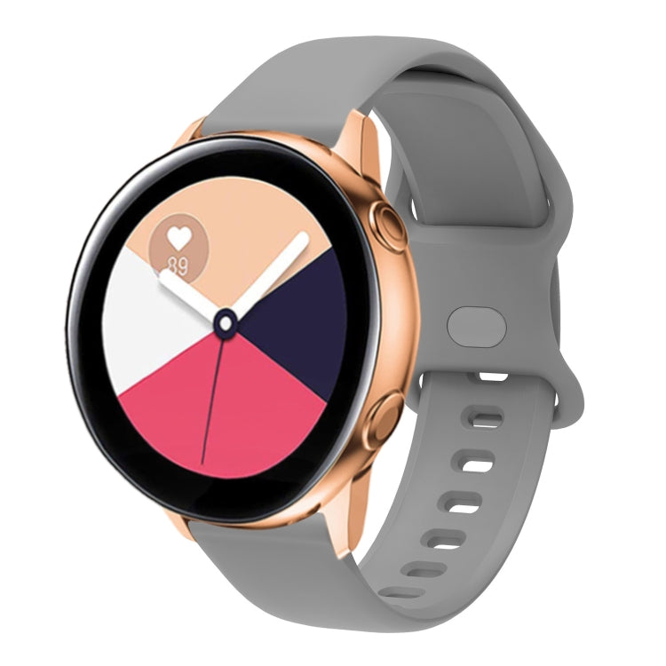 For Huawei Watch 3 Internal Buckle Perforation Silicone Replacement Watchband, 22mm, 20mm
