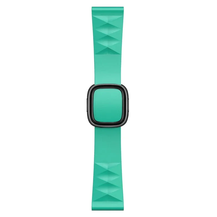 Modern Style Silicone Replacement Strap Watchband For Apple Watch Series 6 & SE & 5 & 4 40mm / 3 & 2 & 1 38mm, Black Buckle, Rose Gold Buckle, Silver Buckle