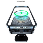 adj-987 15W Magsafe Magnetic Car Air Outlet Wireless Charger for iPhone 12 Series, with LED Indicator