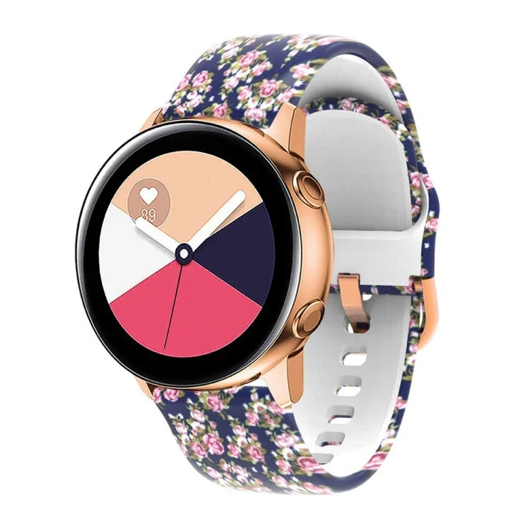 Silicone Printing Replacement Strap Watchband, For Samsung Galaxy Watch 46mm