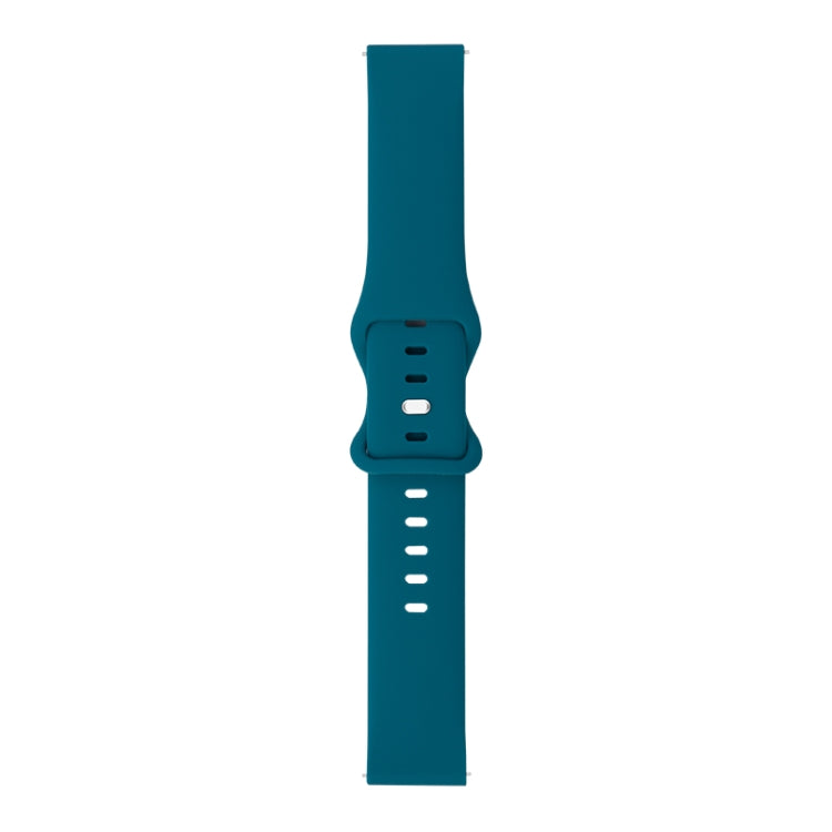 8-buckle Silicone Replacement Strap Watchband, For Samsung Galaxy Watch Active, For Huawei Watch GT 2 42mm, For Huawei Watch GT 2 46mm, For Huawei Watch GT 2e 46mm