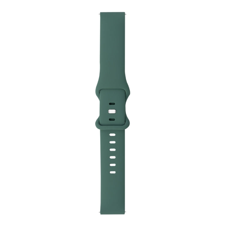 8-buckle Silicone Replacement Strap Watchband, For Samsung Galaxy Watch Active, For Huawei Watch GT 2 42mm, For Huawei Watch GT 2 46mm, For Huawei Watch GT 2e 46mm