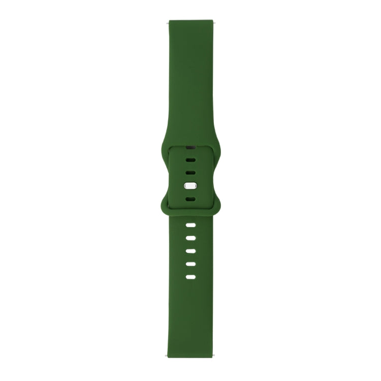 8-buckle Silicone Replacement Strap Watchband, For Samsung Galaxy Watch Active, For Huawei Watch GT 2 42mm, For Huawei Watch GT 2 46mm, For Huawei Watch GT 2e 46mm