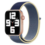 Color Matching Nylon Watchband, For Apple Watch Series 7 45mm / 6 & SE & 5 & 4 44mm / 3 & 2 & 1 42mm, For Apple Watch Ultra 49mm / Series 8&7 45mm / SE 2&6&SE&5&4 44mm / 3&2&1 42mm