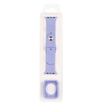 Silicone Replacement Strap Watchband + Watch Protective Case Set, For Apple Watch Series 3 & 2 & 1 38mm, For Apple Watch Series 3 & 2 & 1 42mm
