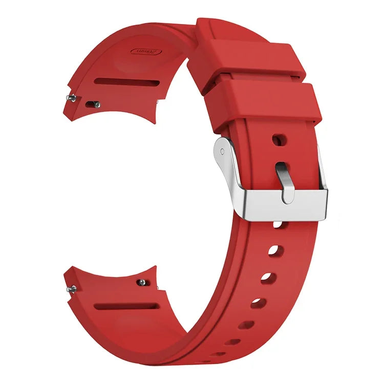 Silicone Replacement Strap Watchband, For Samsung Galaxy Watch4 40mm, For Samsung Galaxy Watch4 44mm, For Samsung Galaxy Watch4 Classic 42mm, For Samsung Galaxy Watch4 Classic 46mm