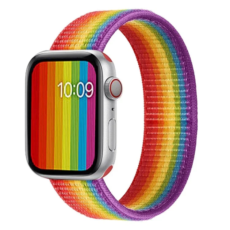 Single Lap Nylon Replacement Watchband, Size: S 135mm For Apple Watch Series 6 & SE & 5 & 4 40mm / 3 & 2 & 1 38mm, S 135mm 40mm / 38mm