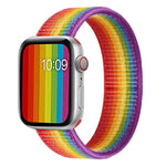 Single Lap Nylon Replacement Watchband, Size: L 165mm For Apple Watch Series 6 & SE & 5 & 4 44mm / 3 & 2 & 1 42mm, L 165mm 44mm / 42mm