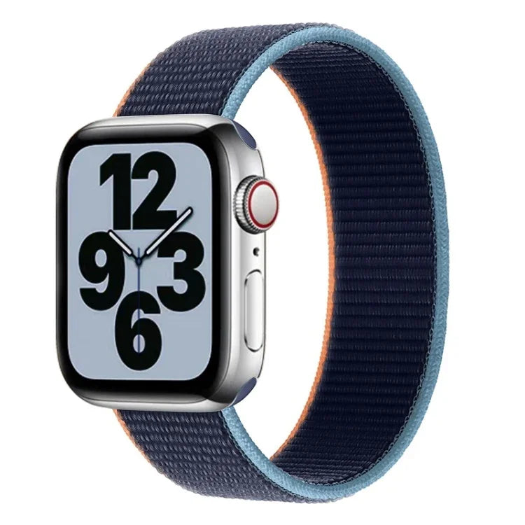 Single Lap Nylon Replacement Watchband, Size: L 165mm For Apple Watch Series 6 & SE & 5 & 4 44mm / 3 & 2 & 1 42mm, L 165mm 44mm / 42mm