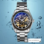 SKMEI 9194 Men Mechanical Gear Dial Automatic Mechanical Watch