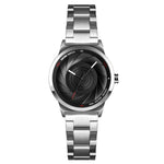 SKMEI 9210 Ladies Business Watch Simple 3D Dial Quartz Watch, For Ladies