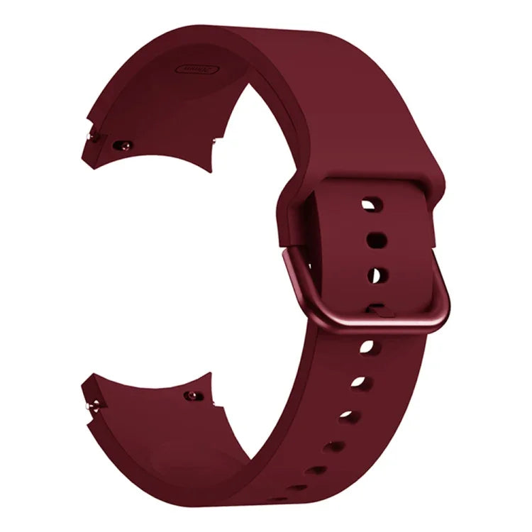 Universal Silicone Colorful Buckle Replacement Strap Watchband, For Samsung Galaxy Watch4 40mm, For Samsung Galaxy Watch4 44mm, For Samsung Galaxy Watch4 Classic 42mm, For Samsung Galaxy Watch4 Classic 46mm
