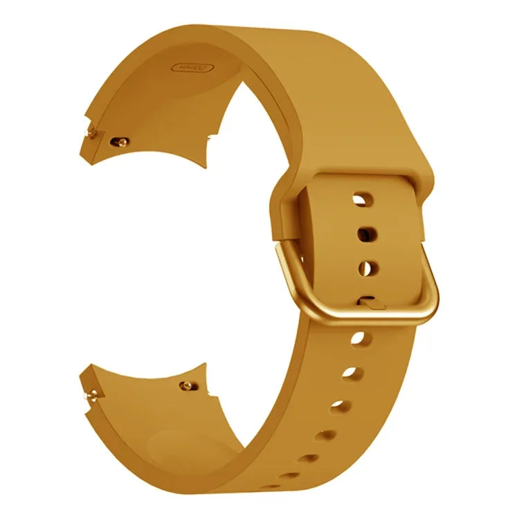 Universal Silicone Colorful Buckle Replacement Strap Watchband, For Samsung Galaxy Watch4 40mm, For Samsung Galaxy Watch4 44mm, For Samsung Galaxy Watch4 Classic 42mm, For Samsung Galaxy Watch4 Classic 46mm