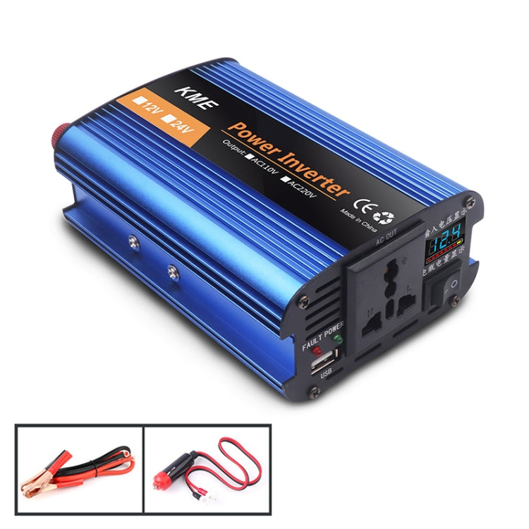 Carmaer 500W Car Smart Multi-function Digital Display Inverter Household Power Converter, 12V to 220V 500W, 24V to 220V 500W, 48V to 220V 500W
