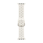 Silicone Replacement Watchband For Apple Watch Series, 7 45mm / 6 & SE & 5 & 4 44mm / 3 & 2 & 1 42mm