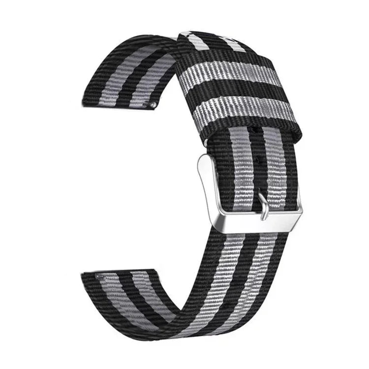 For Samsung Galaxy Watch4 40/44mm & Watch4 Classic 42/46mm Split Nylon Replacement Strap Watchband