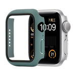 Shockproof PC+Tempered Glass Protective Case with Packed Carton For Apple Watch 44mm(Orange), For Apple Watch Series 6 / 5 / 4 / Watch SE 44mm, For Apple Watch Series 6 & SE & 5 & 4 44mm, For Apple Watch Series 3 & 2 & 1 42mm