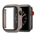 Shockproof PC+Tempered Glass Protective Case with Packed Carton For Apple Watch 44mm(Orange), For Apple Watch Series 6 / 5 / 4 / Watch SE 44mm, For Apple Watch Series 6 & SE & 5 & 4 44mm, For Apple Watch Series 3 & 2 & 1 42mm