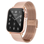 Multi-baht Steel Replacement Watchband For Apple Watch Series, 7 45mm / 6 & SE & 5 & 4 44mm / 3 & 2 & 1 42mm, 7 41mm / 6 & SE & 5 & 4 40mm / 3 & 2 & 1 38mm