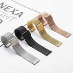 304 Stainless Steel Double Buckle Replacement Strap Watchband, 12mm, 14mm, 16mm, 18mm, 20mm, 22mm