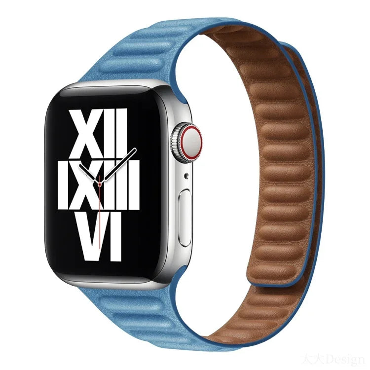 Slimming Loop Magnetic Replacement Watchband For Apple Watch Series, 7 41mm / 6&SE&5&4 40mm / 3&2&1 38mm, 7 45mm / 6&SE&5&4 44mm / 3&2&1 42mm