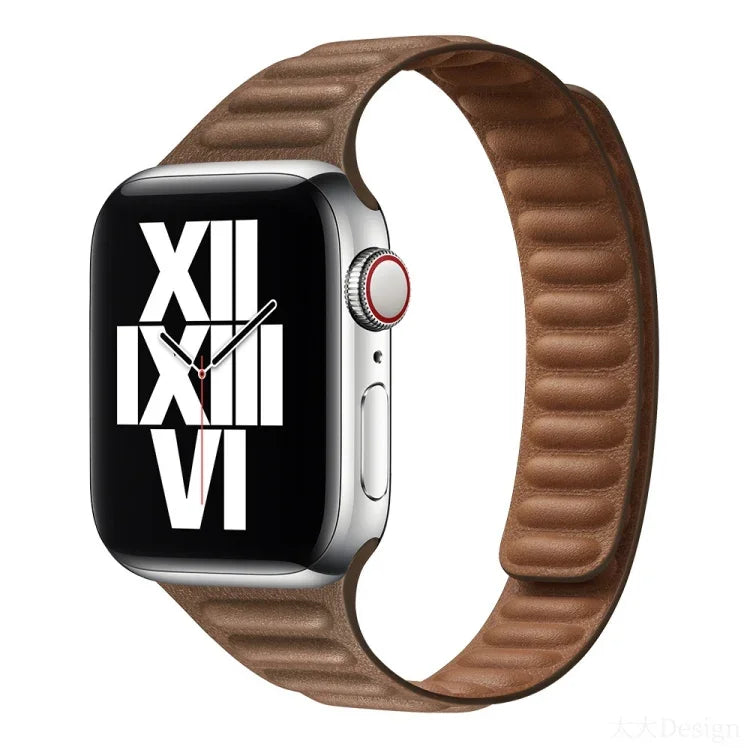 Slimming Loop Magnetic Replacement Watchband For Apple Watch Series, 7 41mm / 6&SE&5&4 40mm / 3&2&1 38mm, 7 45mm / 6&SE&5&4 44mm / 3&2&1 42mm