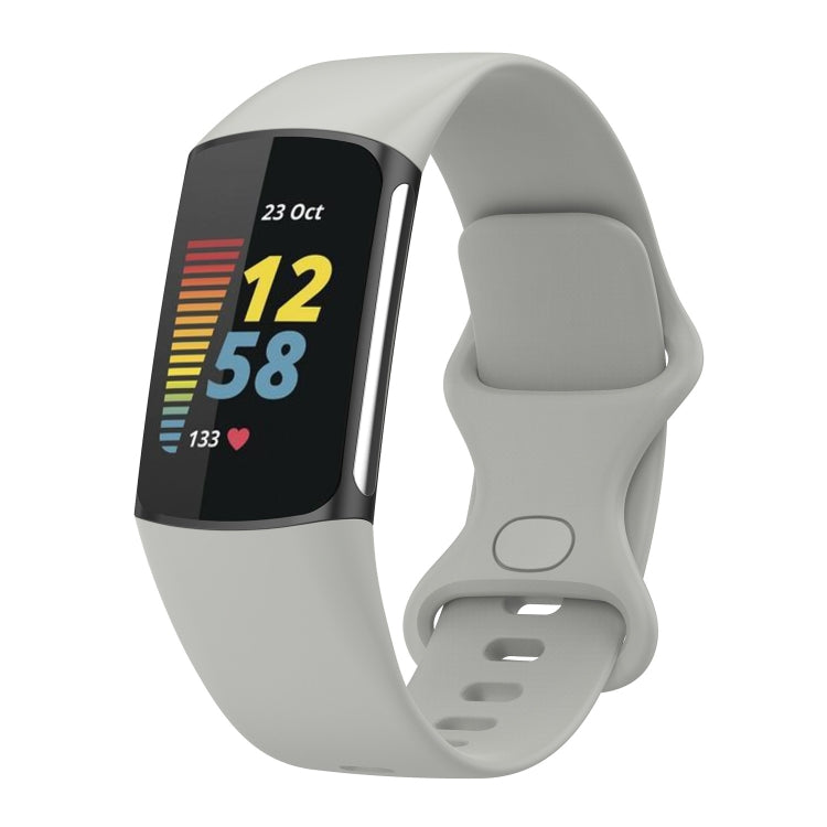 For Fitbit Charge 5 Silicone Replacement Strap Watchband, S, L