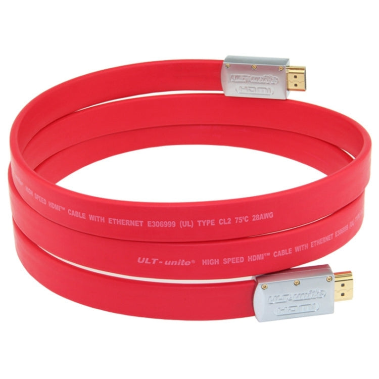 ULT-unite 4K Ultra HD Gold-plated HDMI to HDMI Flat Cable, 15m, 16m, 17m, 18m, 20m