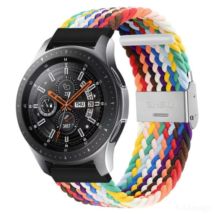 22mm Universal Nylon Braided Metal Buckle Strap, 22mm