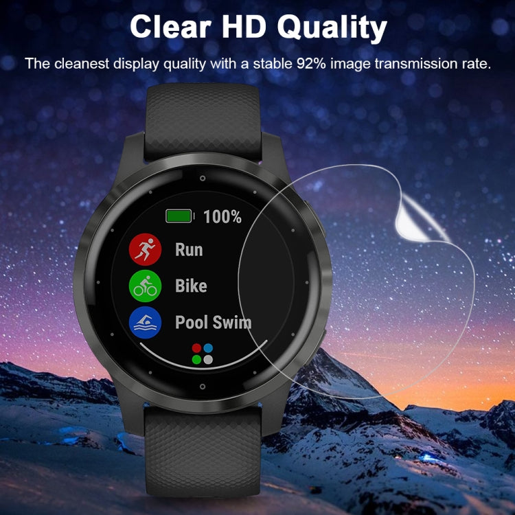 Soft Hydrogel Film Watch Screen Protector, For Garmin Vivoactive 3, For Garmin Vivoactive 4, For Garmin Vivoactive 4S