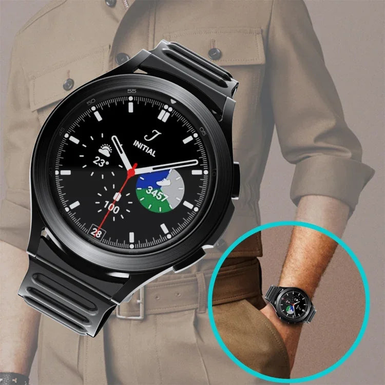 Silicone Strap Watchband, For Samsung Galaxy Watch4 40mm / 44mm