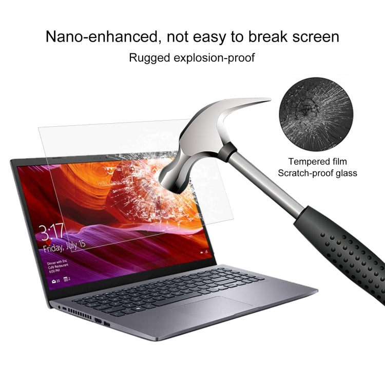 Laptop Screen HD Tempered Glass Protective Film, For Asus FL8700 15.6 inch, For Asus Mars15 15.6 inch, For Asus ProArt G15 15.6 inch, For Asus PX554FB8145 15.6 inch, For Asus PX574FB8265 15.6 inch, For Asus V5000FB8265 15.6 inch                        ...